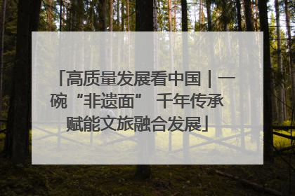 高质量发展看中国｜一碗“非遗面” 千年传承赋能文旅融合发展