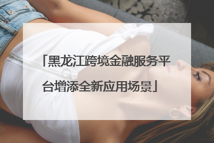 黑龙江跨境金融服务平台增添全新应用场景