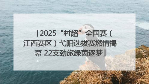 2025“村超”全国赛（江西赛区）弋阳选拔赛燃情揭幕 22支劲旅绿茵逐梦