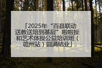 2025年“百县联动送教送培到基层”啦啦操和艺术体操公益培训班（赣州站）圆满结业