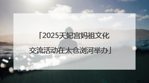 2025天妃宫妈祖文化交流活动在太仓浏河举办