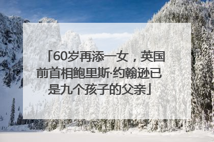 60岁再添一女，英国前首相鲍里斯·约翰逊已是九个孩子的父亲